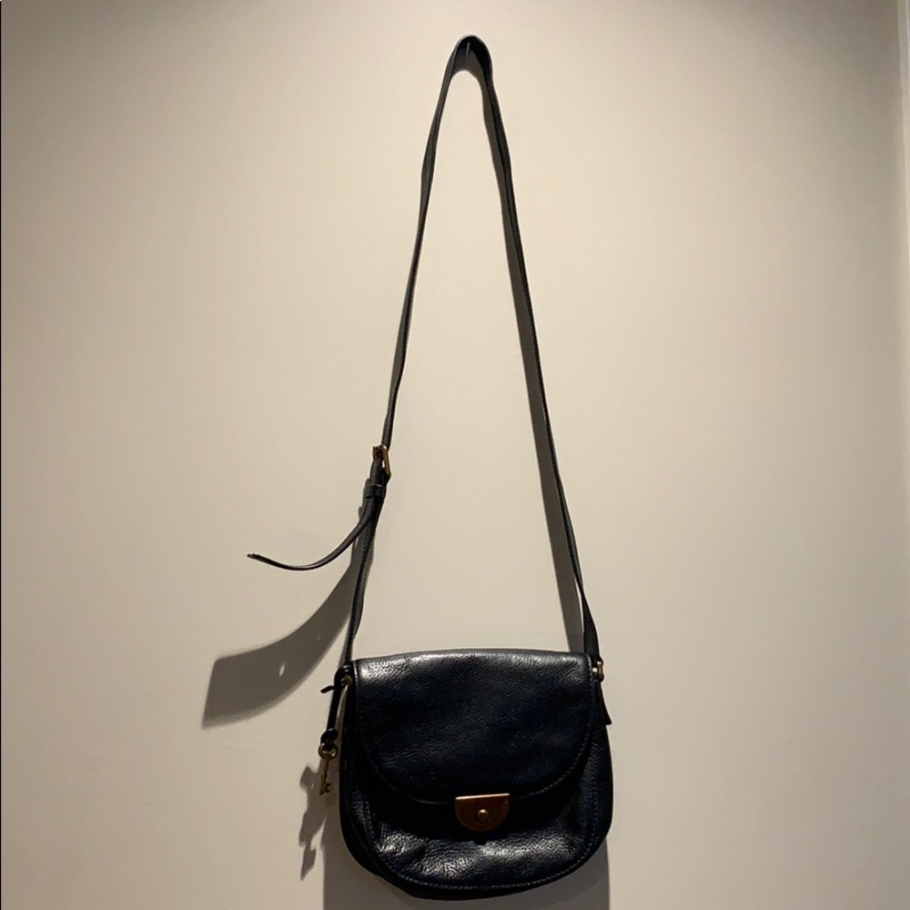 Fossil Black leather purse